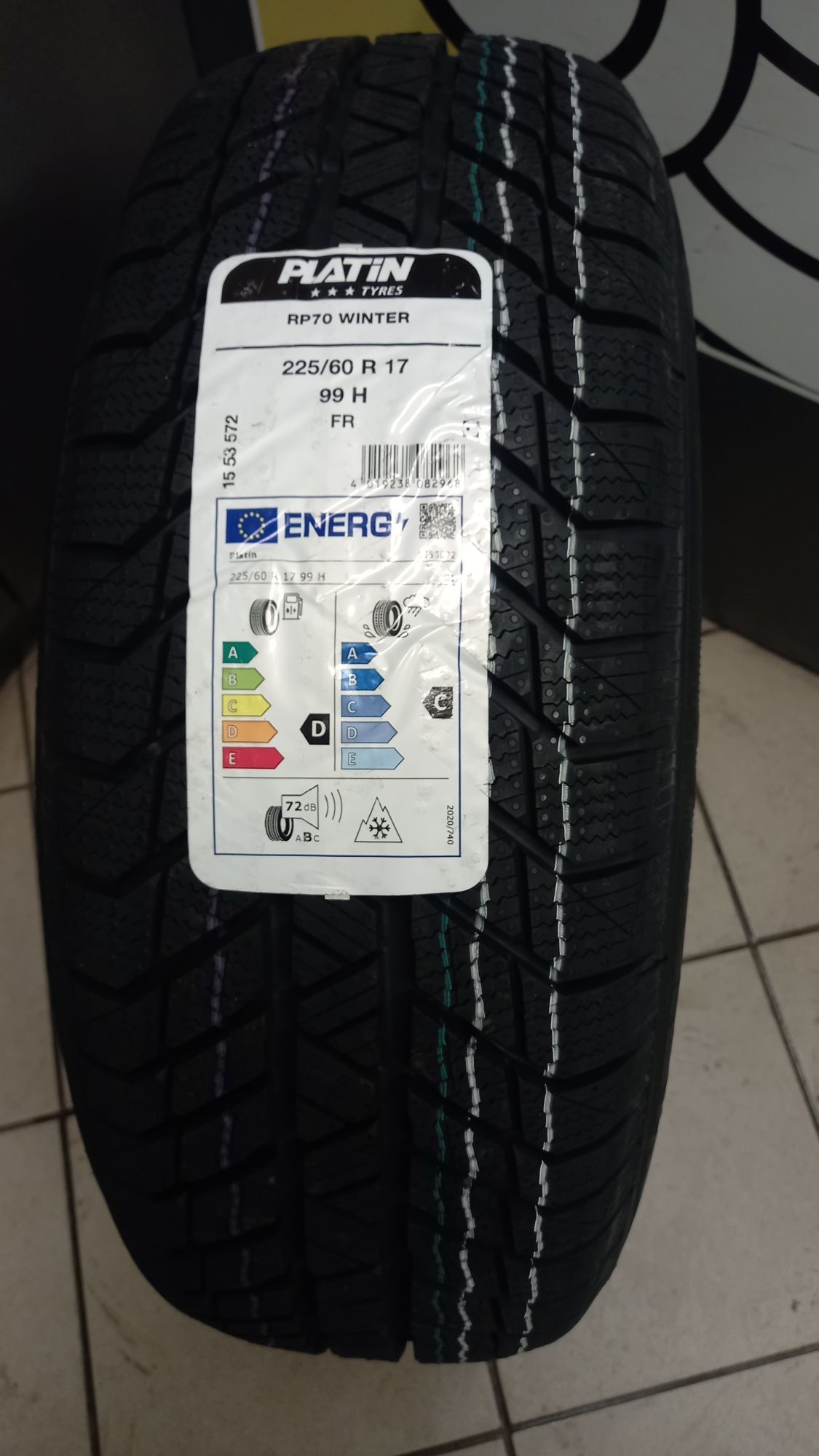 Nowe Opony Zimowe Platin RP 70 Winter 225/60 R17 99H FR 2024