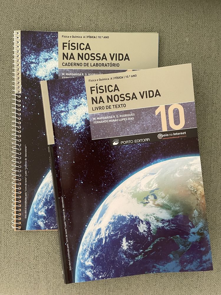 Livro e Caderno de Laboratório Física na Nossa Vida 10