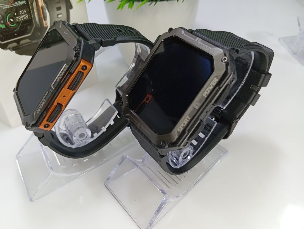 Розпродаж‼️Смарт-часы Modfit Iron Black/Orange смарт годинник Watch‼️