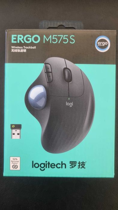 Rato Trackball Logitech Ergo M575S Wireless NOVO em caixa