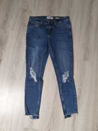 Spodnie jeansy dżinsy z dziurami skinny New Look Jenna M 38