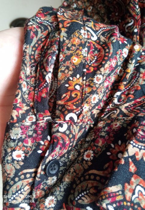 Janina bluzka koszula sukienka koszulowa boho 132cm pachy 52 54 wiskoz