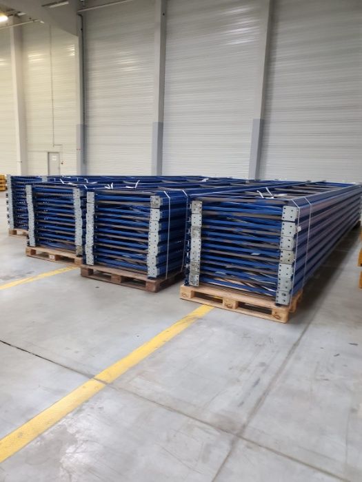 Regały magazynowe - używane Stow, Mecalux, Mago, Dexion