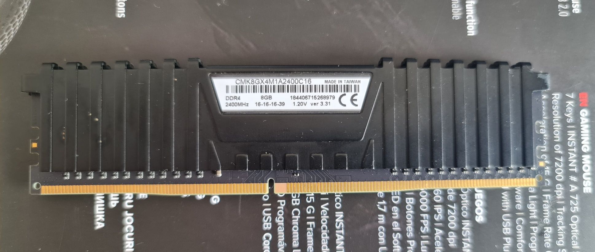 RAM DDR4 8GB 2400 MHz Vengeance