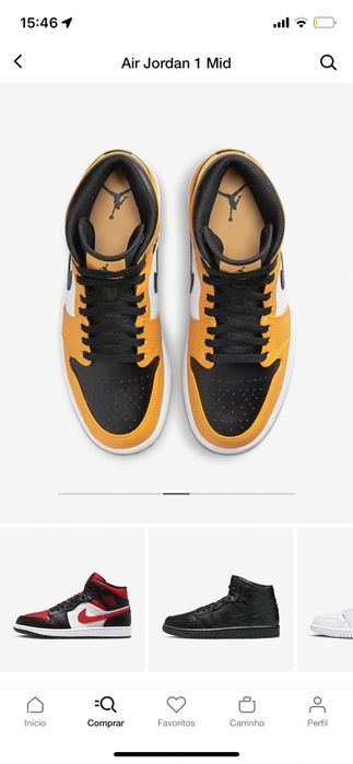 Air Jordan 1 taxi colors