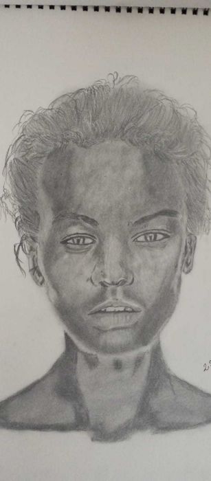 desenho retrato papel