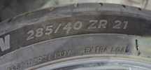 Шина Michelin pilot sport 285/40 r21