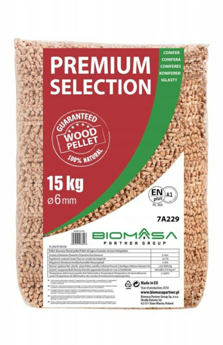 Pellet BIOMASA Premium Selection CERTYFIKOWANY  Leszno Wlkp