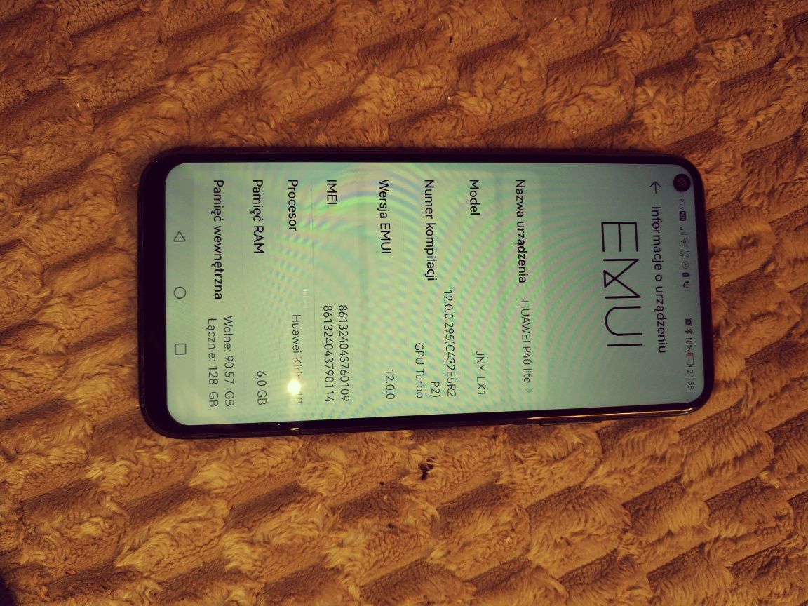 Huawei p40 litle nowa bateria+etui+3x szkło hartowane