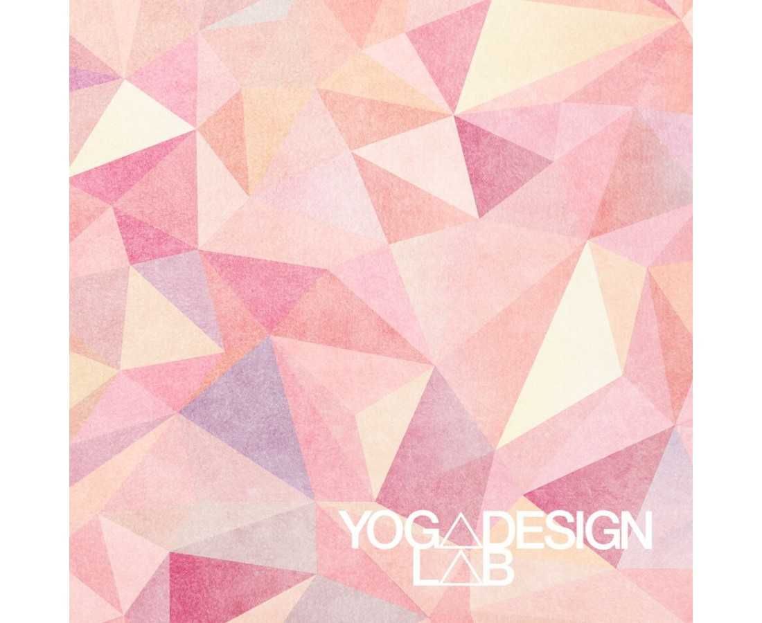 Коврик Yoga Design Lab с узором розовый