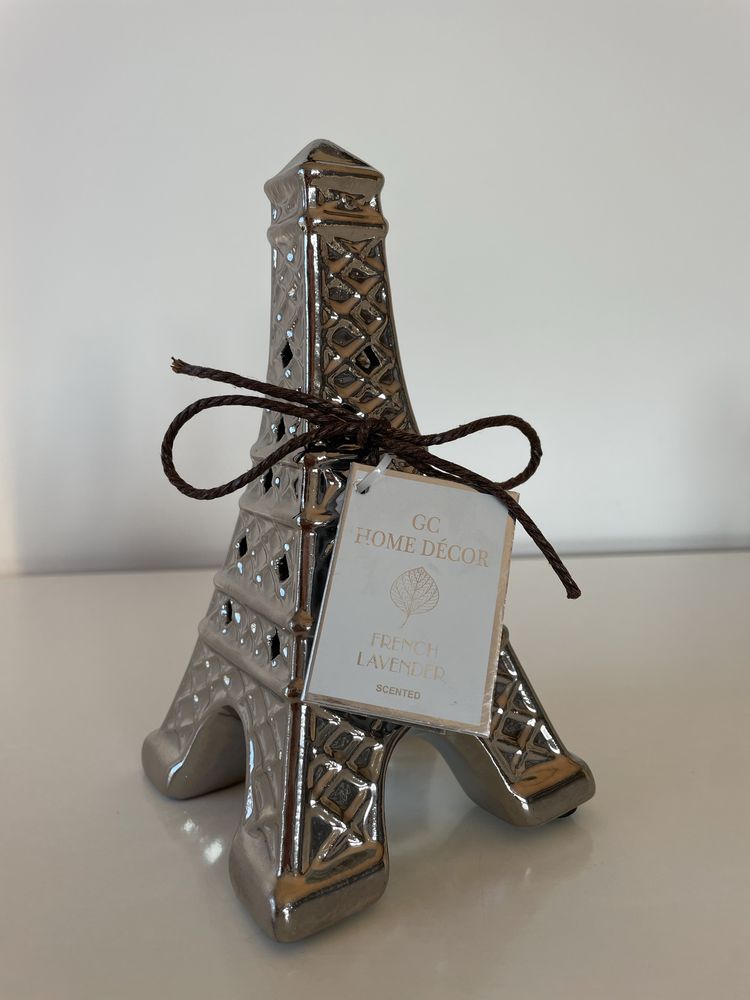 Wieża Eiffla - Figurka - Srebrna - 16 cm  - Unikat