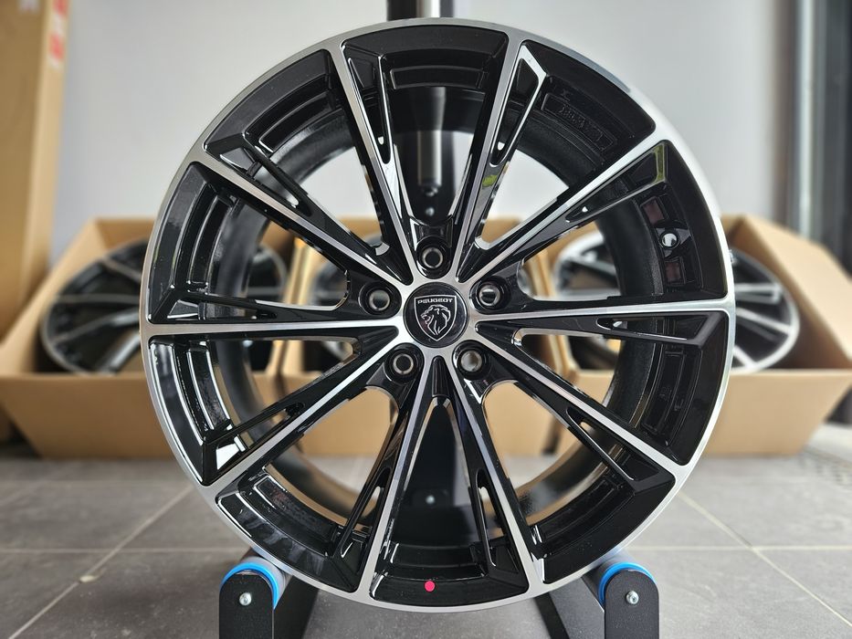 Peugeot 17 Czarne 5x108 Felgi 308 GT 3008 Rifter 508 / 5008 Traveller
