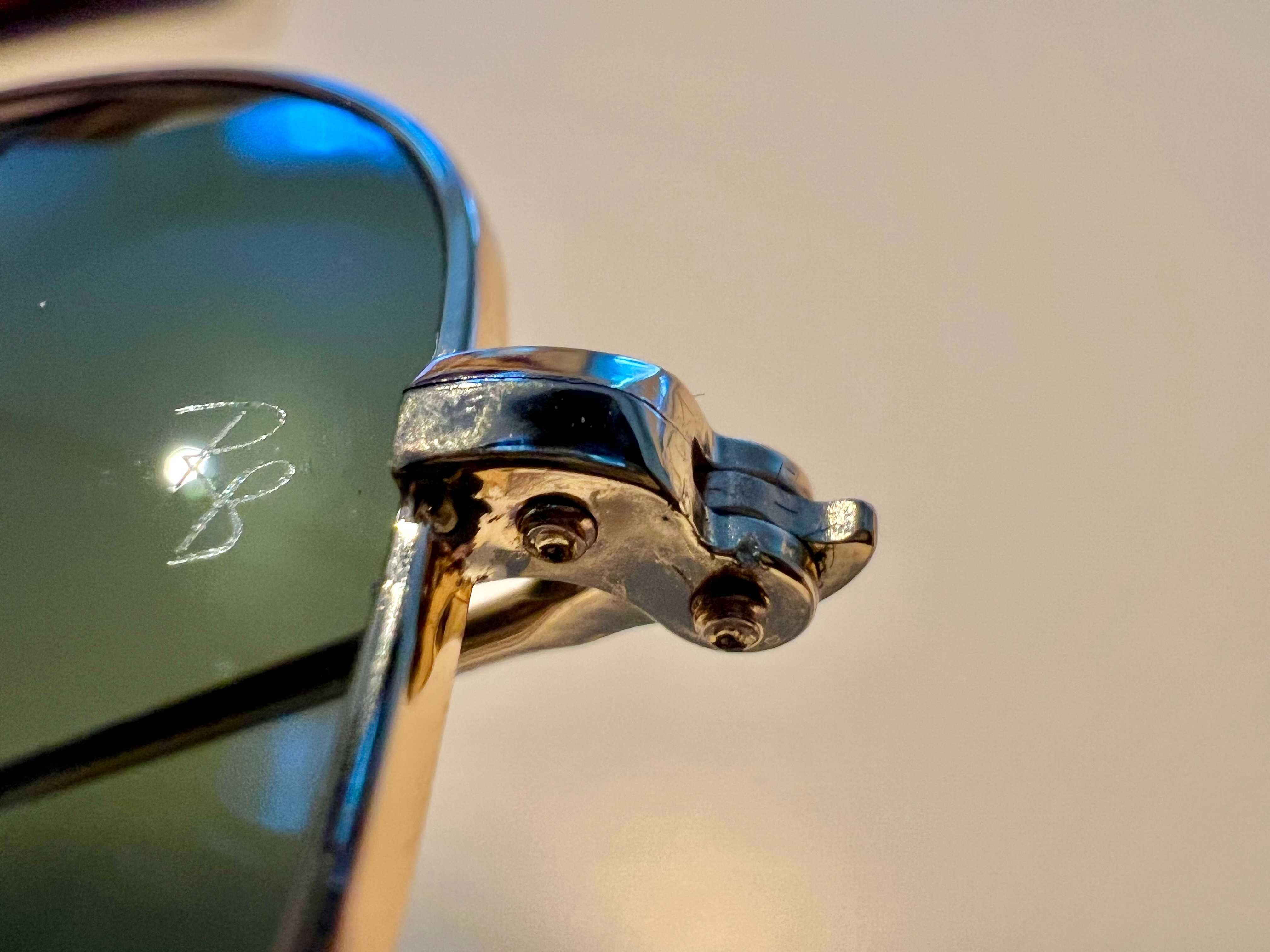 Óculos de sol Ray-Ban Aviator Large Metal 55-14 impecável