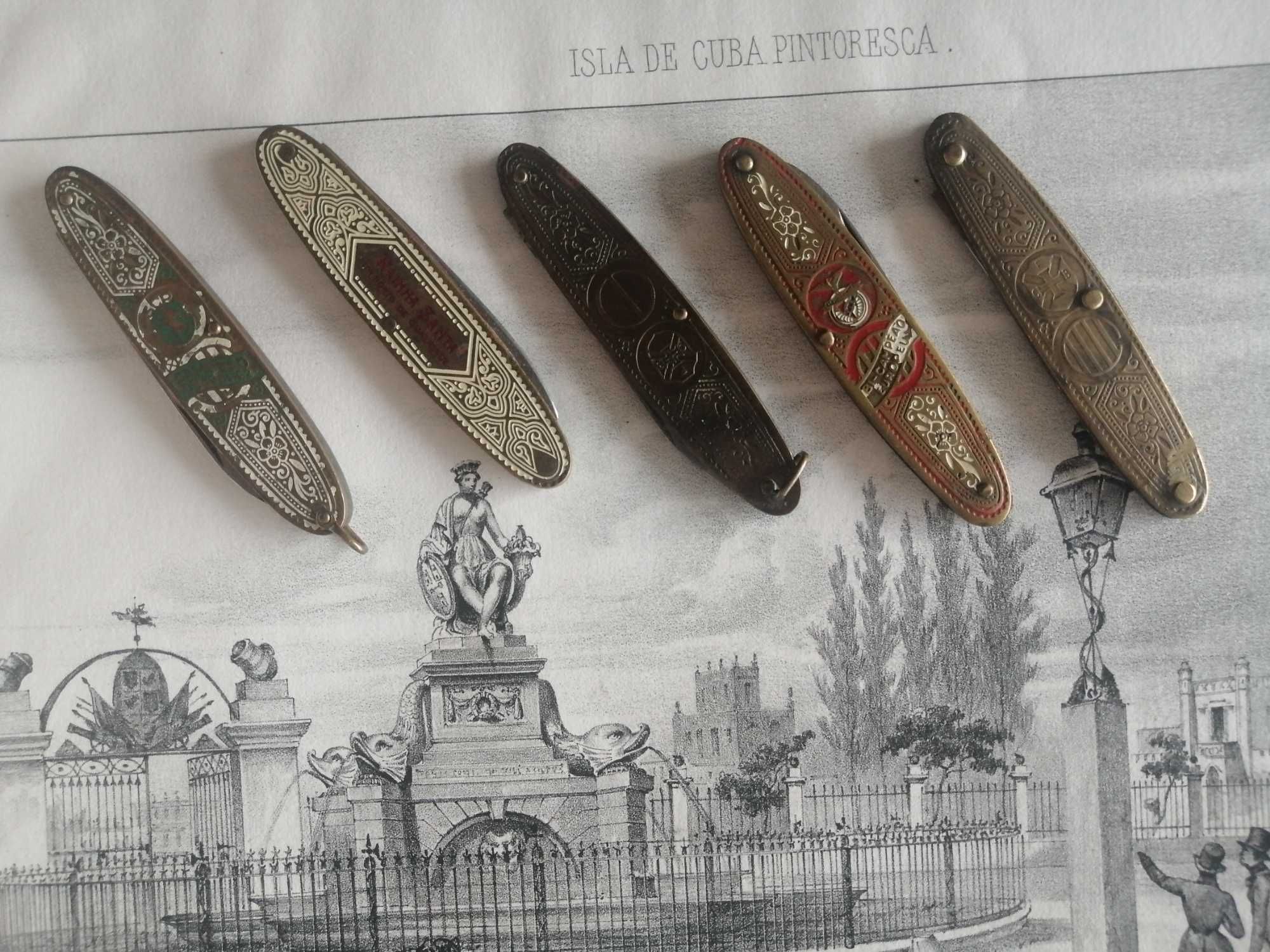 Canivetes - navalhas antigas Benfica, Sporting, Belenenses