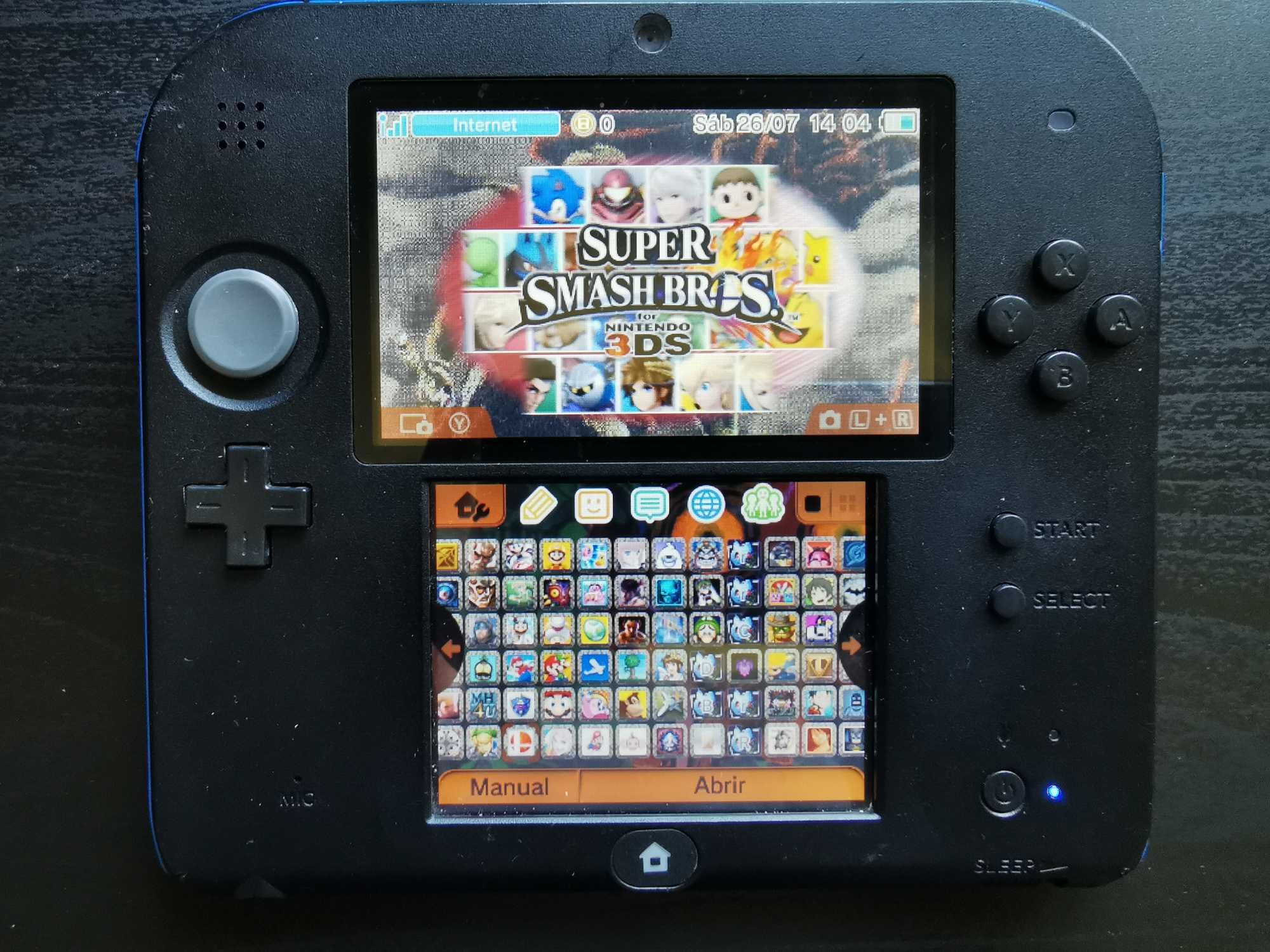 Nintendo 2ds desbloqueada, 128GB + jogos