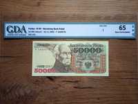 50000 zł 1993 P st. UNC GDA 65