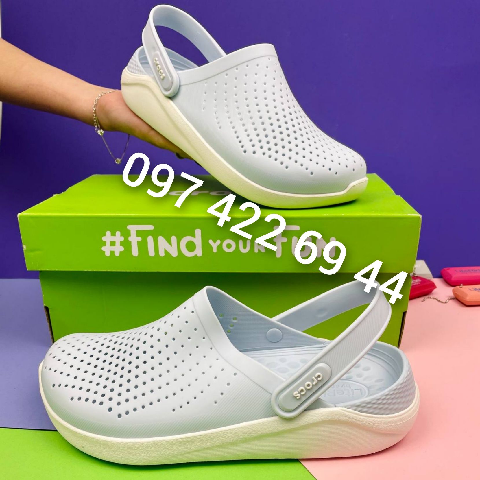 Хит Лета сабо Crocs Literide, женские Кроксы лайтрайд успейте купить!