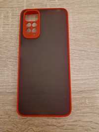 Etui Vennus Color Button do Xiaomi Redmi Note 11/Note 11S Czerwony