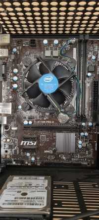 Płyta główna MSI H110M Pro-d + Procesor Intel G4560