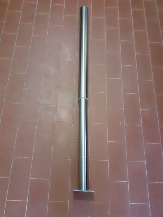 Argolas de ferro e pé extensível inox