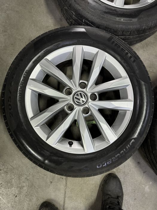 Диски Volkswagen оригінал 6.5j et48 шини 205/60r16 jetta passat golf