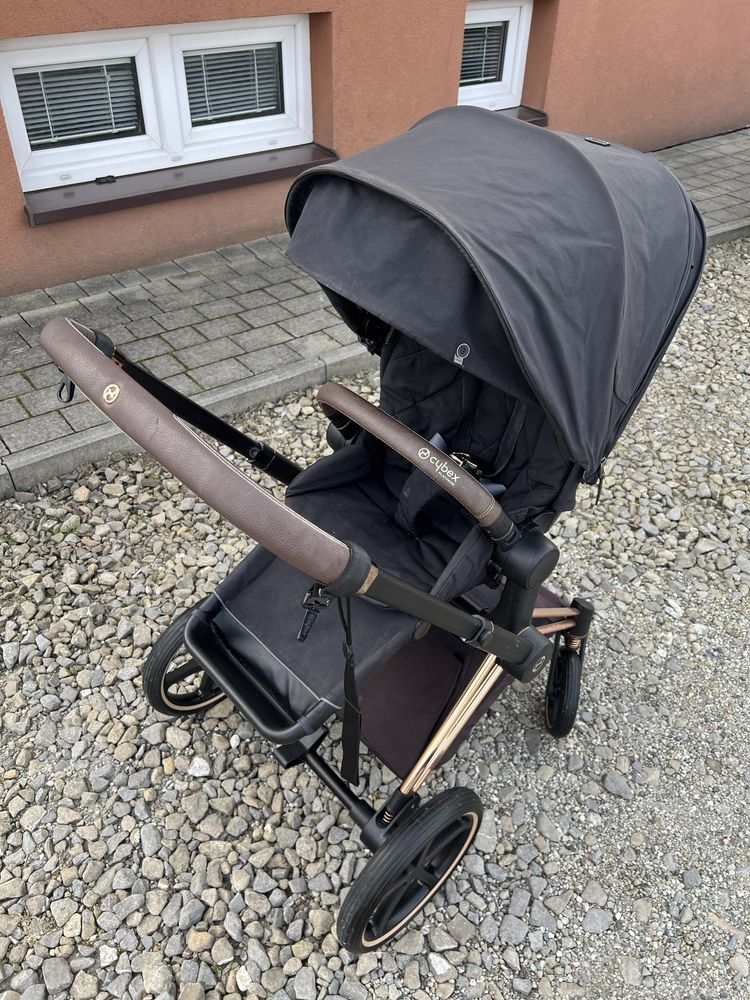 Wózek Cybex Priam 4.0 Rose Gold Deep Black