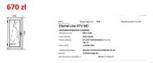 Okno 605x1198 biały/antracyt 2 szyby #OK97,3OK306