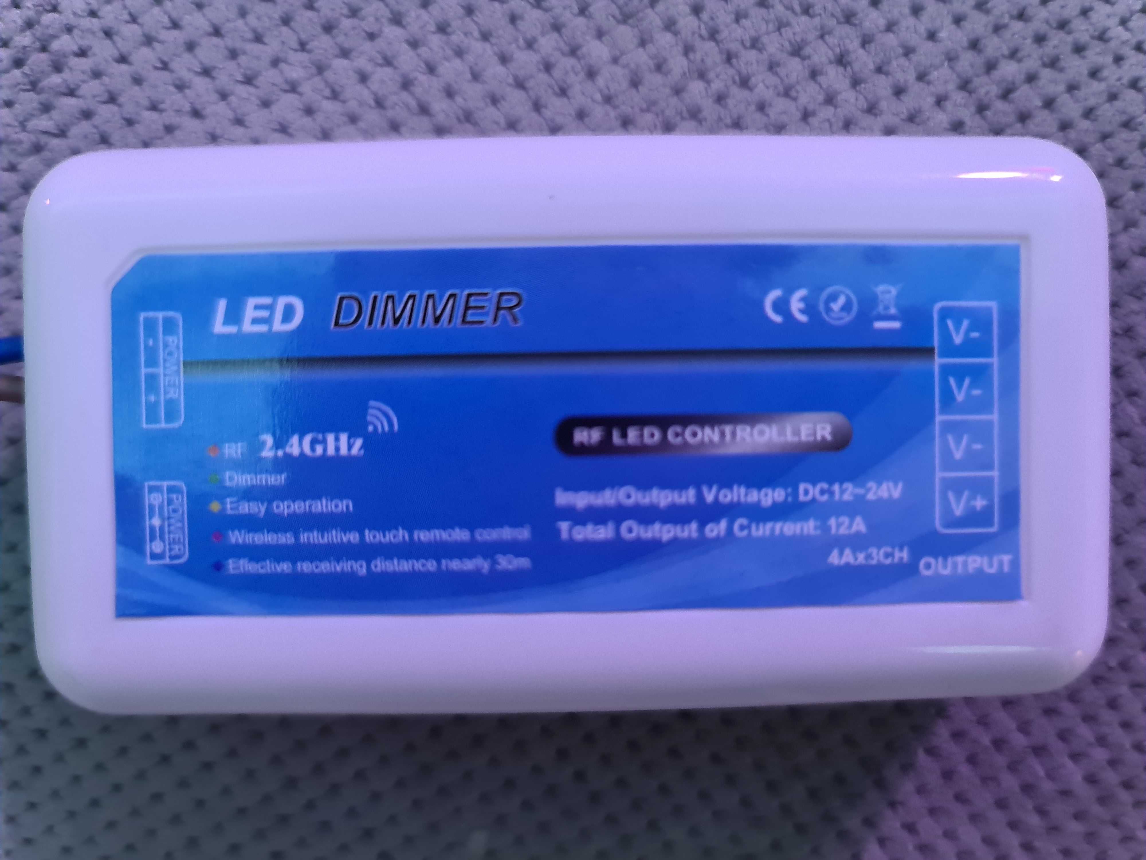 Odbiornik sterownika LED RGB+CW 2,4G  + Nadajnik Sterownika RF