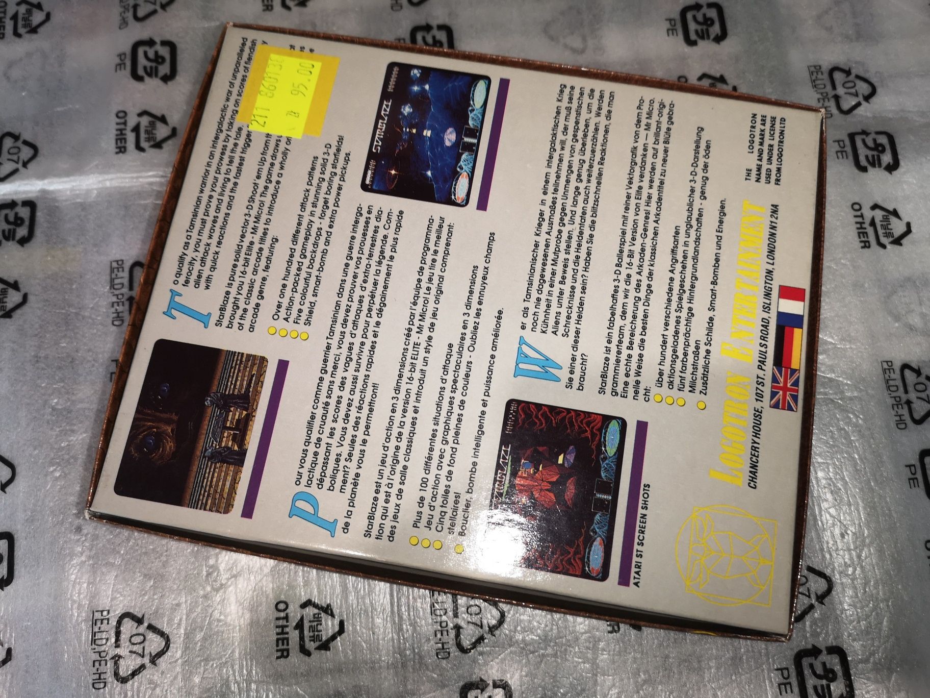 Star-Blaze AMIGA gra Big box (kolekcjonerska) kioskzgrami