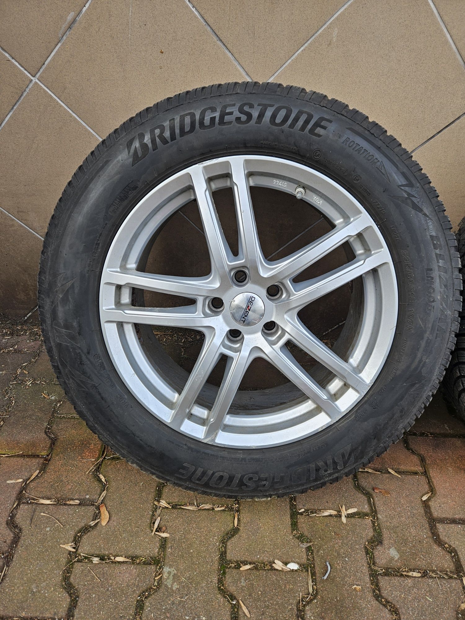 Felgi Koła 18" Ford Land Rover 5x108 Et45+235.60.18 Bridgestone