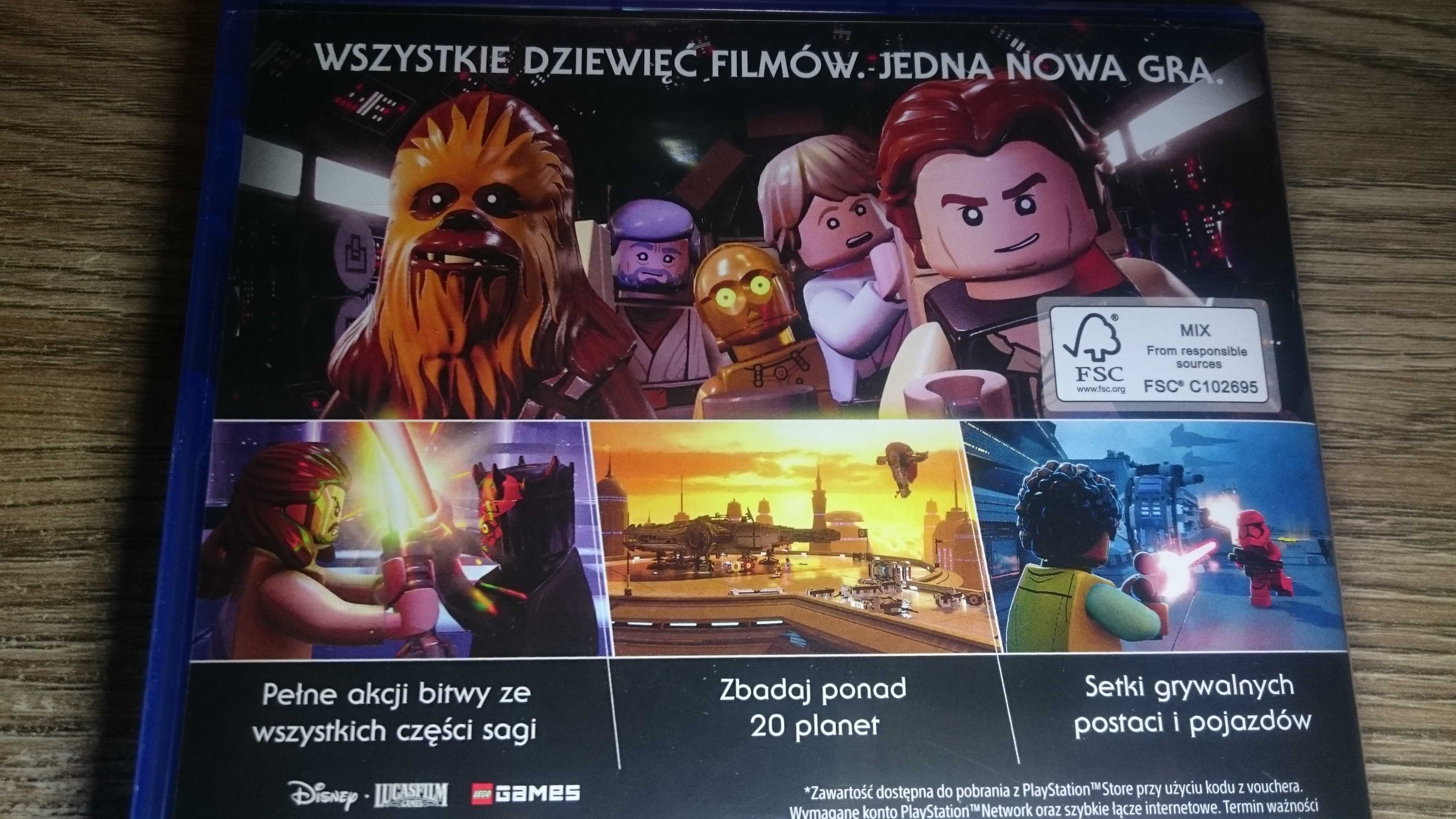 Lego gwiezdne wojny saga skywalkerów PL ps4 playstation 4 star wars