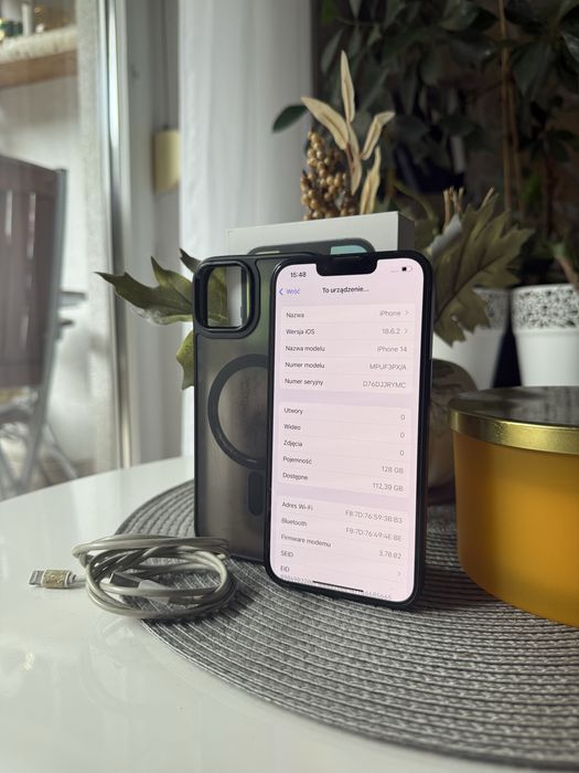 iPhone 14 Świetny stan + dodatki