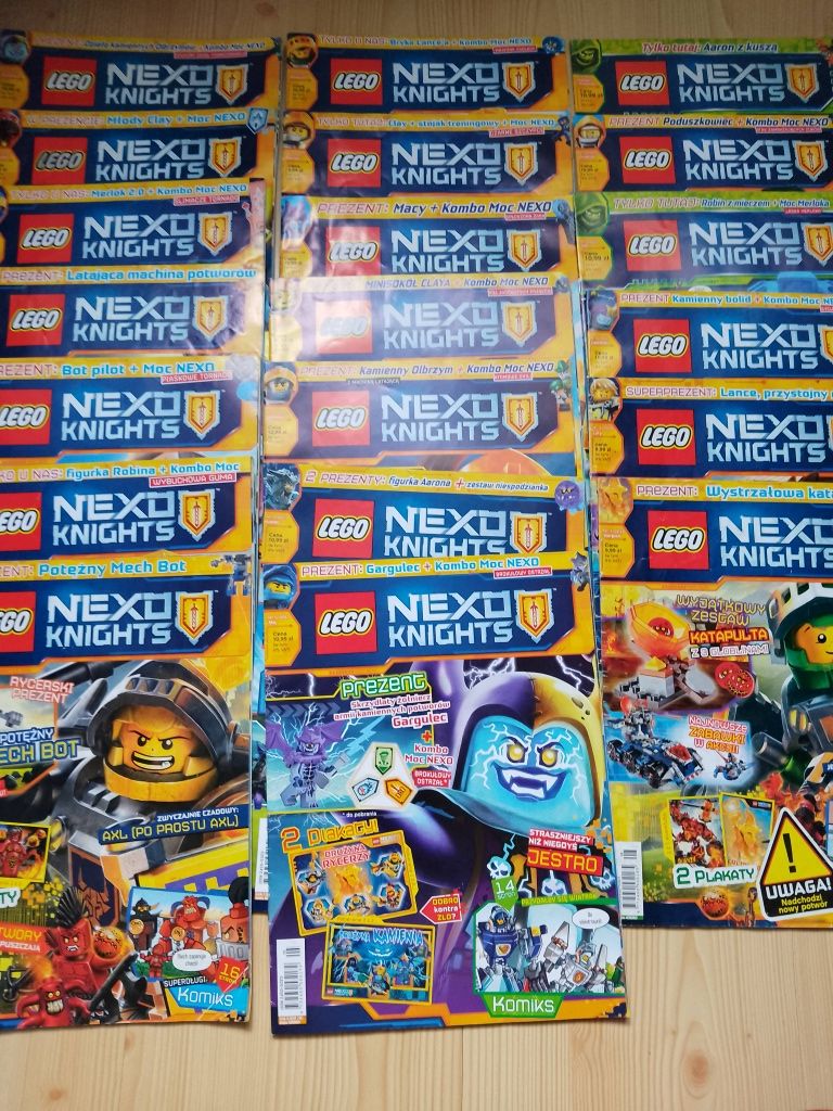 20 sztuk gazety Lego Nexo Knights