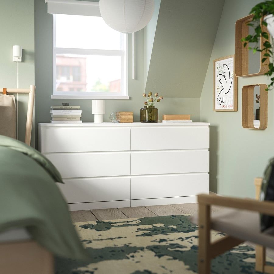 Malm Comoda c/6 gavetas, branco, 160x78 cm
Então esta a correr tuMALM