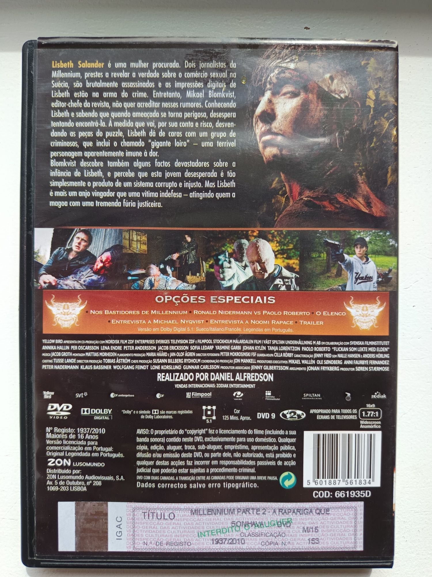 DVD a rapariga que sonhava com uma lata d gasolina e um fósforo