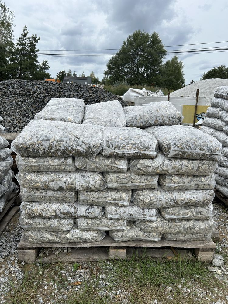KORA KAMIENNA PŁUKANA bigbag 11, 32 Kamień w Workach Ogrodowy Grys