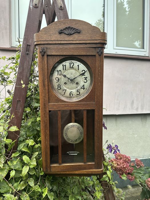 Stary wiszący zegar Junghans