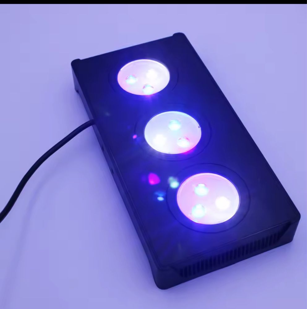 Calha luz led para aquario reef marinho agua salgada