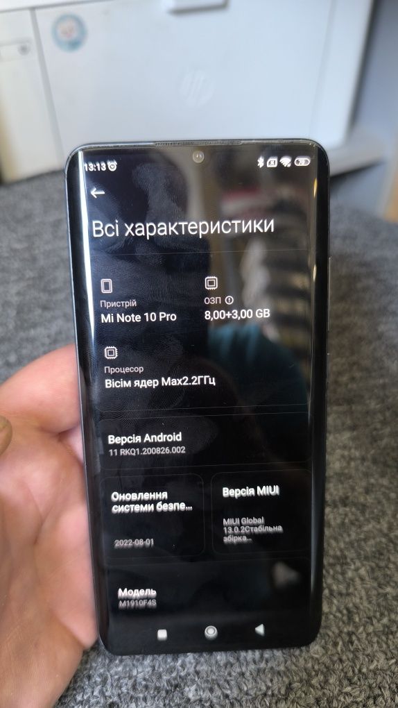 Продам Xiaomi MI note 10 pro 8/256