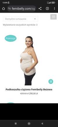 Mama podkoszulka do pracy z komputerem ciążowa femibelly tkanina ekran