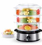 Parowar Aigostar 30INA 9L srebrny/szary 800 W