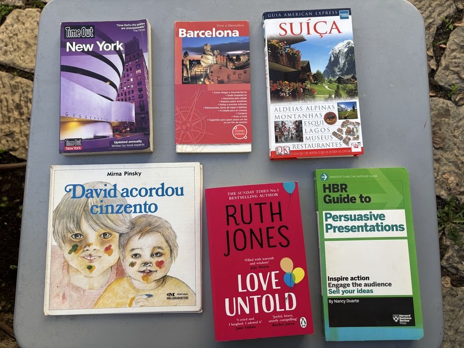 Vendo livros diversos - cada 3€ , tudo 50€