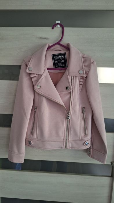 Kurtka ramoneska dla dziewczynki rozmiar 122