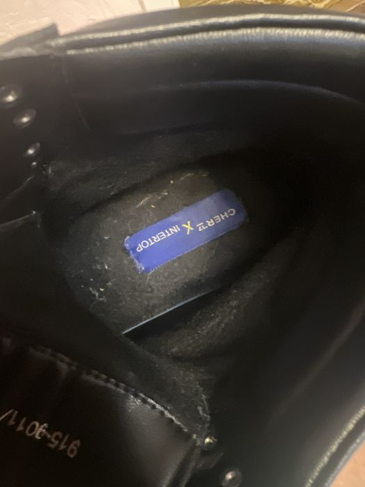 Ботинки кожа чорні на платформі р.37 intertop