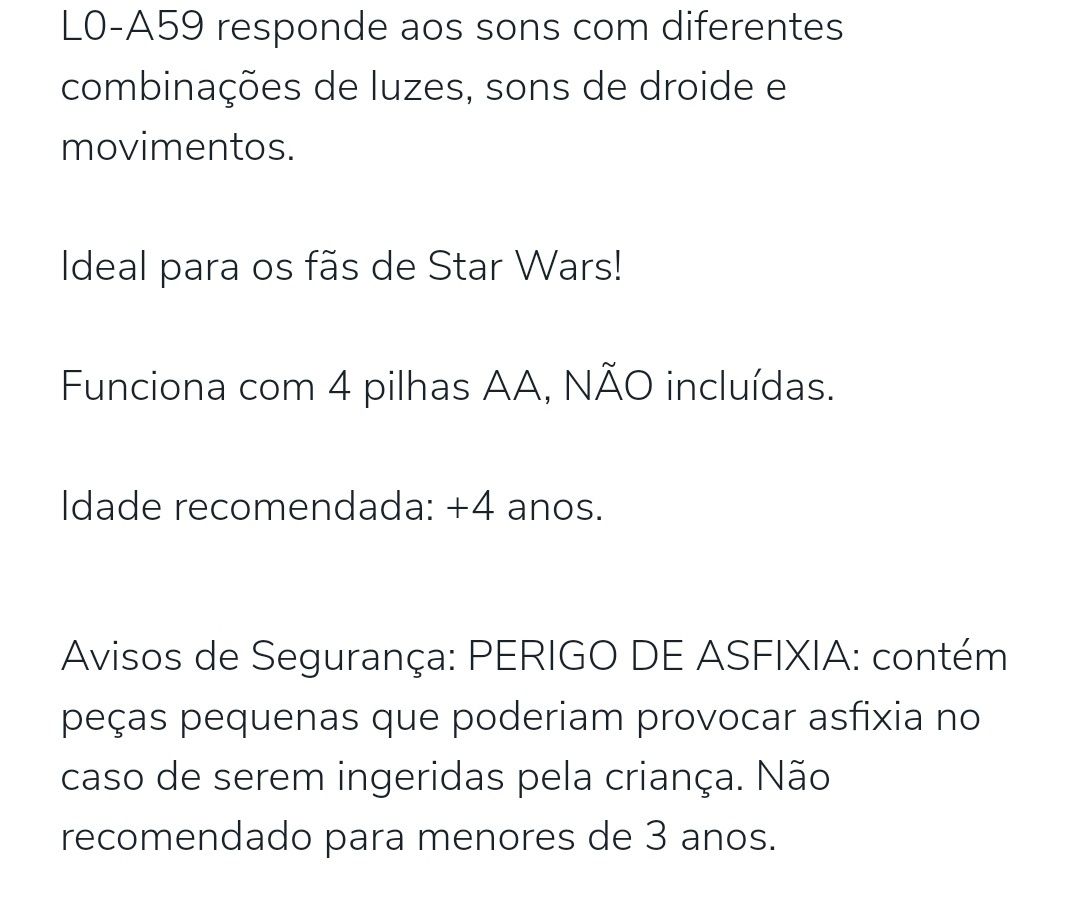 Star Wars - L0-A59 Edição Animatrónica