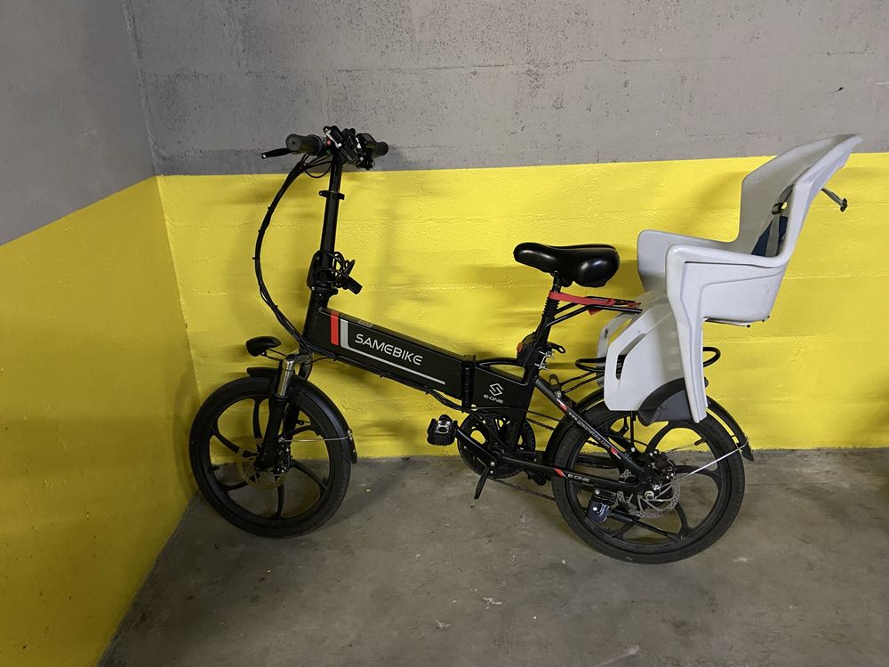 Bicicleta elétrica SAMEBIKE (dobrável)