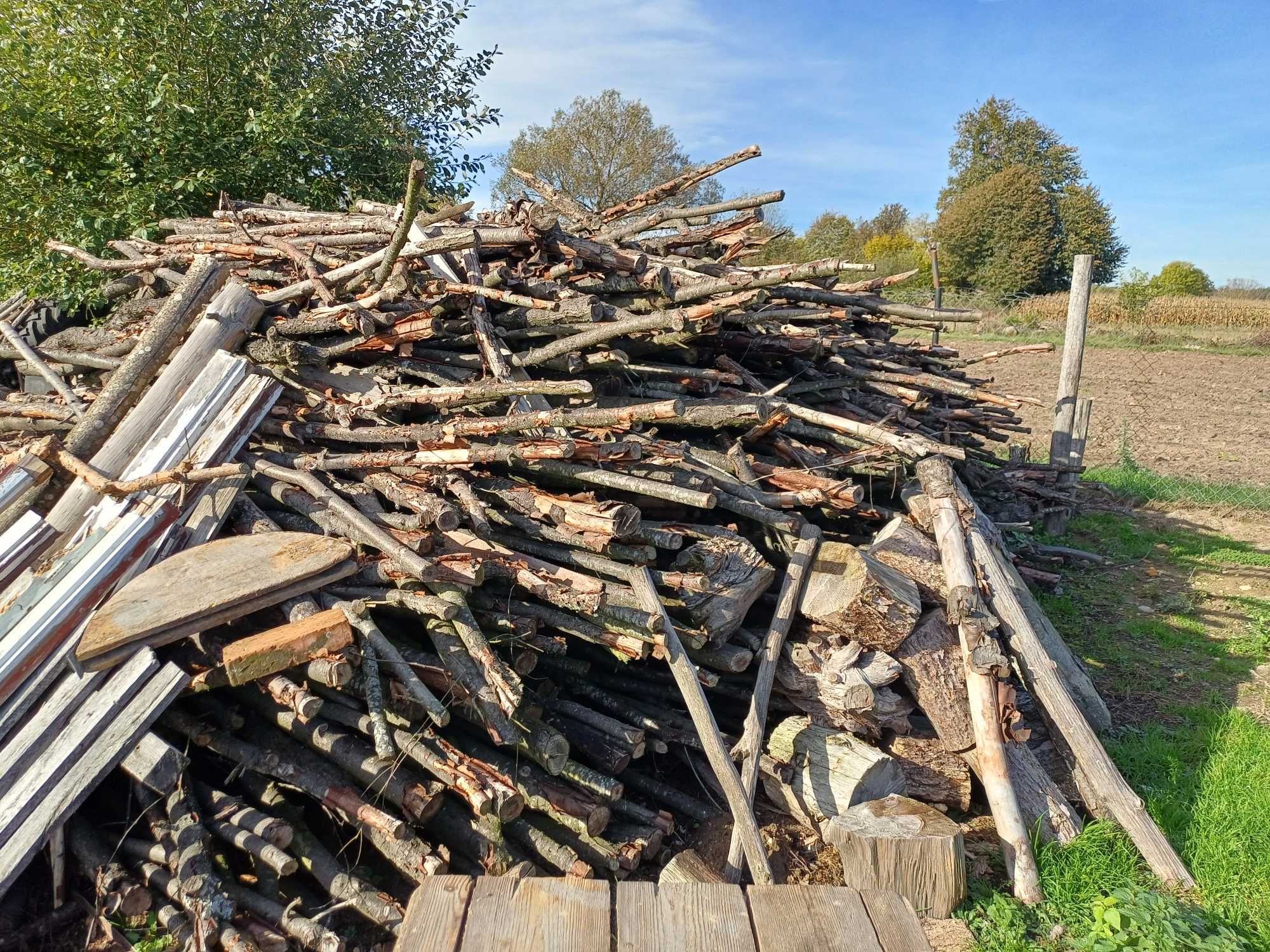 Drewno opałowe gałezówka