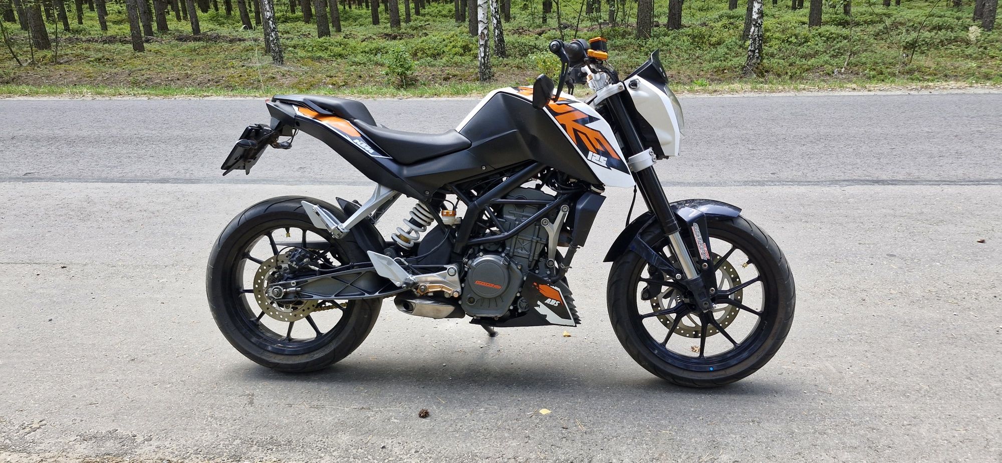 KTM Duke 125 z Niemiec na kat. B