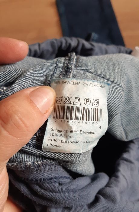 Jeansy ciążowe BRANCO