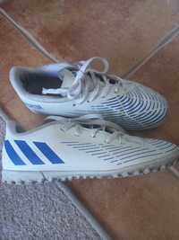 Adidas Korki halówki buty do grania w piłkę białe